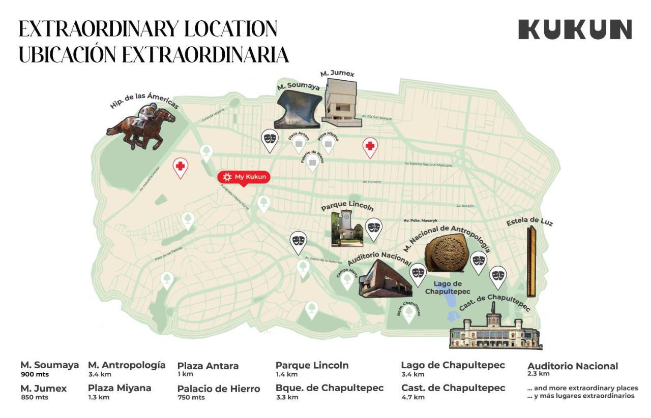 Horacio By Kukun Apartment เม็กซิโกซิตี้ ภายนอก รูปภาพ